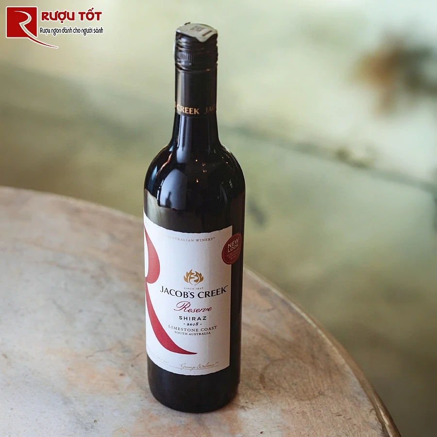 ruou jacob's creek reserve limestone coast shiraz 14% 750ml uc