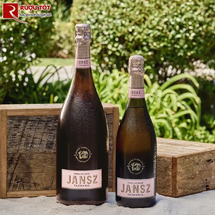 Rượu sâm banh Jansz Tasmania Premium Cuvee Rose ruou jansz tasmania premium cuvee rose