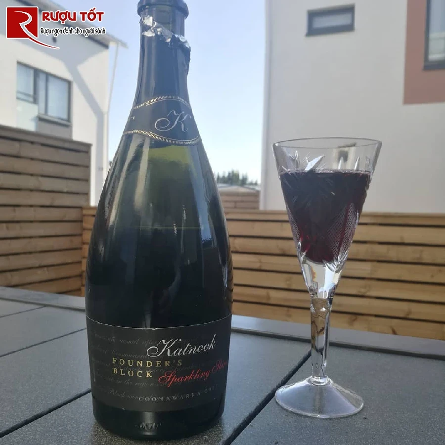 ruou katnook founders block sparkling shiraz chinh hang
