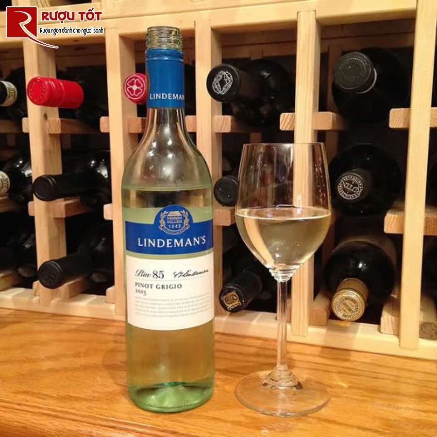 ruou lindeman's bin 85 pinot grigio