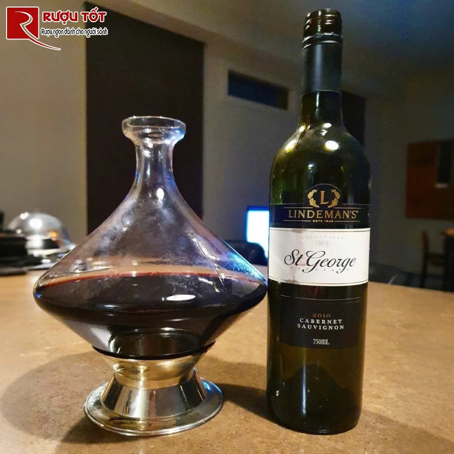 ruou lindeman's st george cabernet sauvignon 14% 750ml