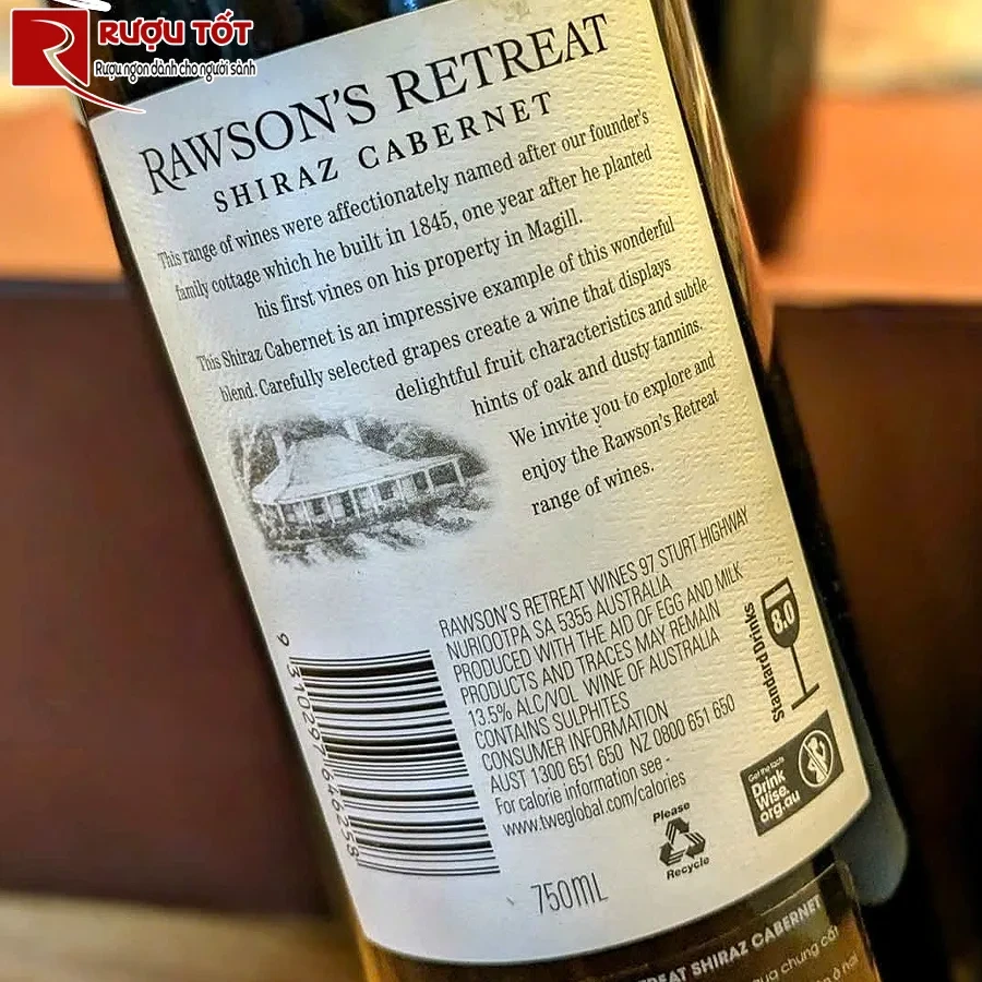 Rượu Penfolds Rawson Retreat Shiraz