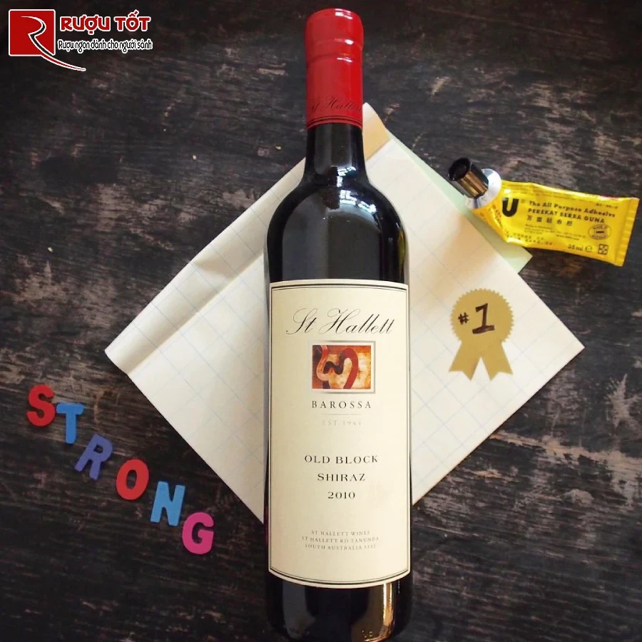 ruou st hallett old block 14% 750ml chat luong cao