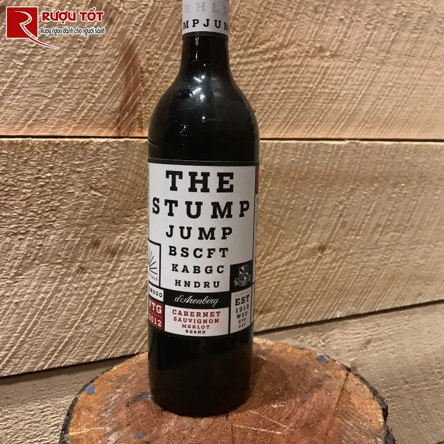 ruou the stump jump cabernet sauvignon merlot