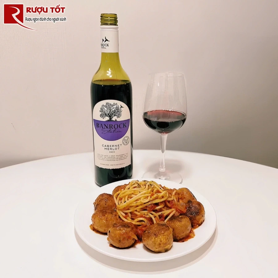 ruou vang banrock station cabernet merlot chat luong