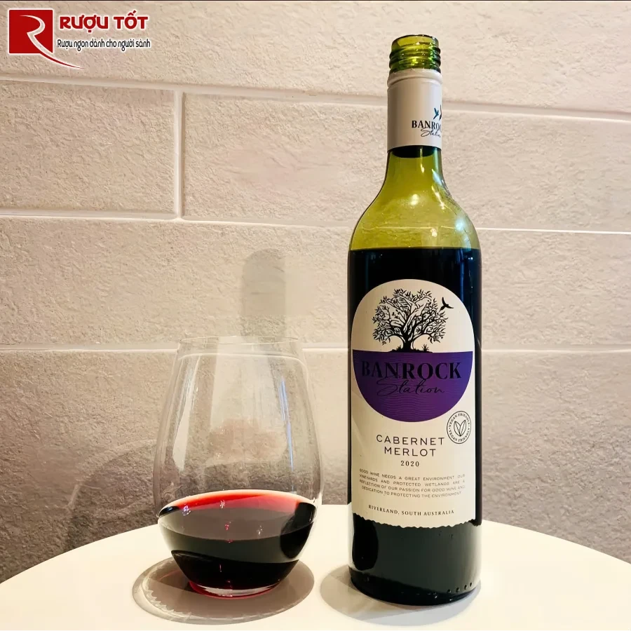 ruou vang banrock station cabernet merlot uy tin