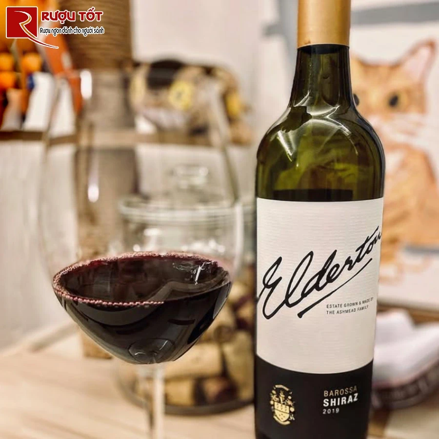 ruou vang elderton estate shiraz chinh hang