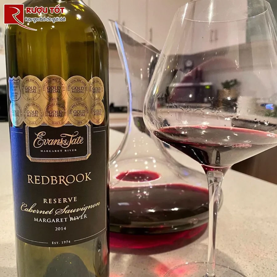 ruou vang evans & tate redbrook cabernet sauvignon