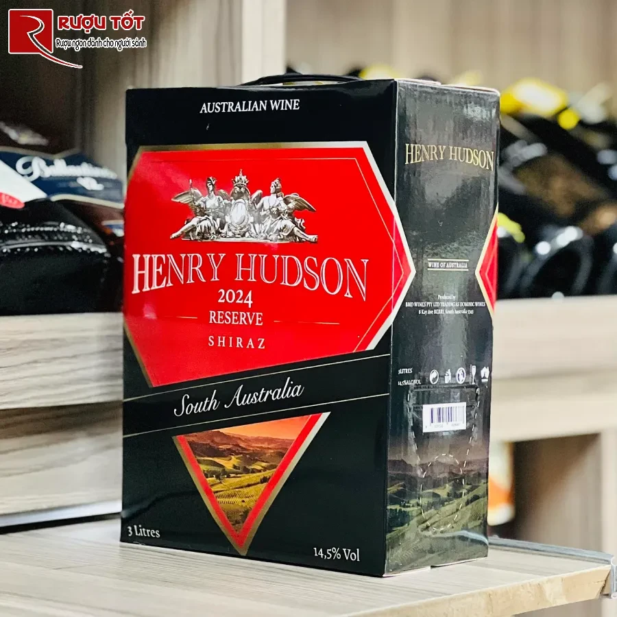 ruou vang henry hudson syrah 3l 14,5% hao hang