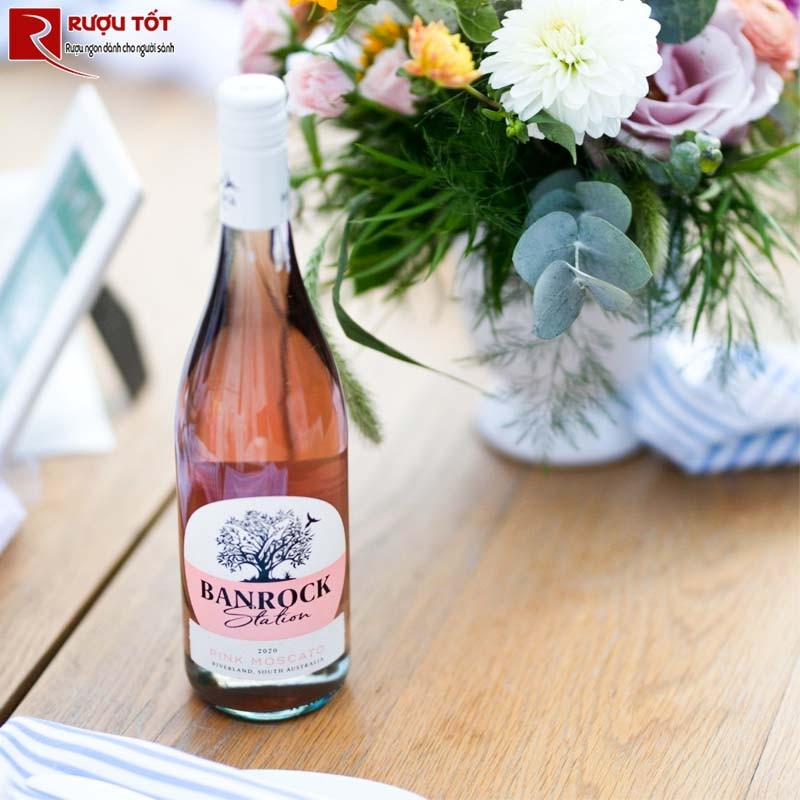 Rượu Vang Hồng Banrock Station Pink Moscato