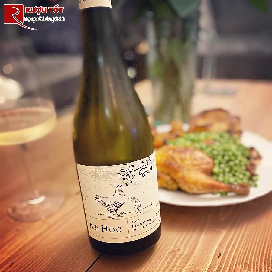 ruou vang larry cherubino ad hoc hen and chicken