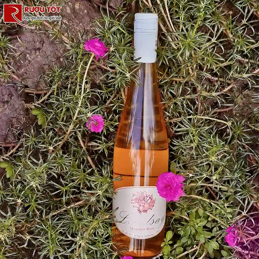 ruou vang lindsay moscato rose