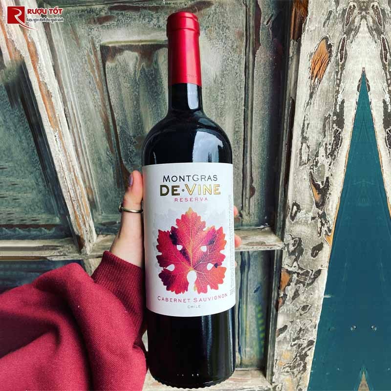 Rượu vang Montgras DE VINE Reserva Cab Sau