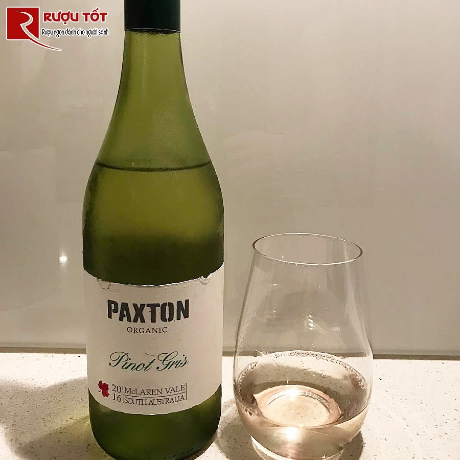 ruou vang paxton organic pinot gris