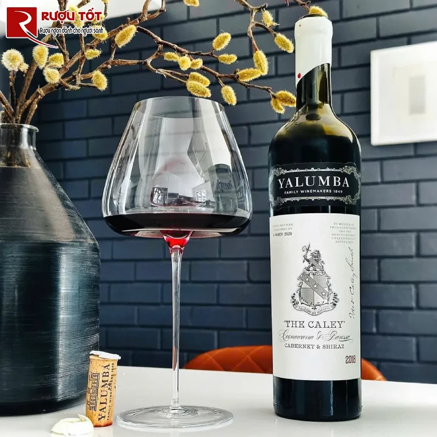 ruou yalumba the caley 750ml 14% cao cap thuong hang