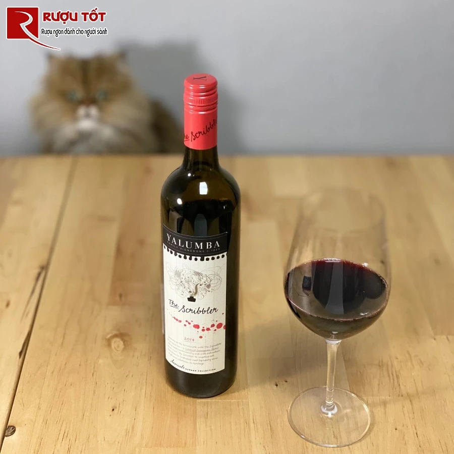 ruou yalumba the scribbler cabernet shiraz
