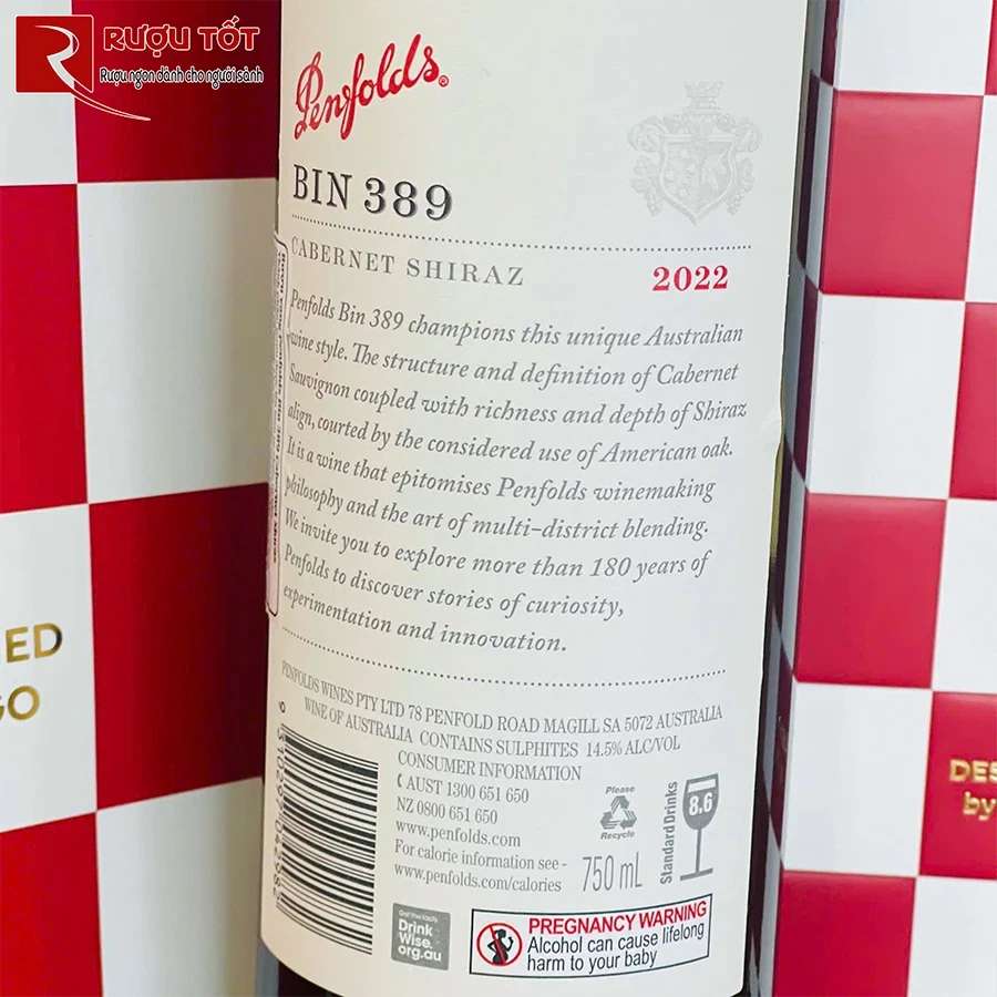 vang Penfolds Bin 389