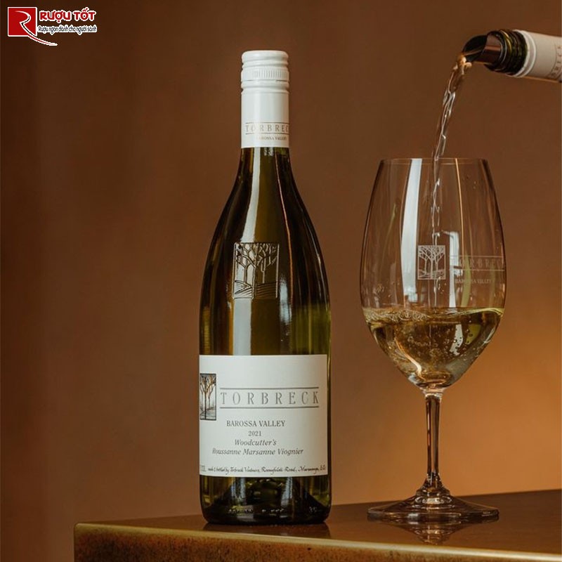 Vang trắng Torbreck Woodcutters Roussanne Marsanne Viognier