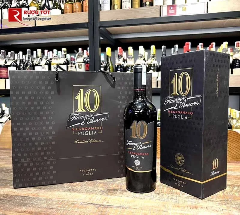10 fiamma d'amore negroamaro
