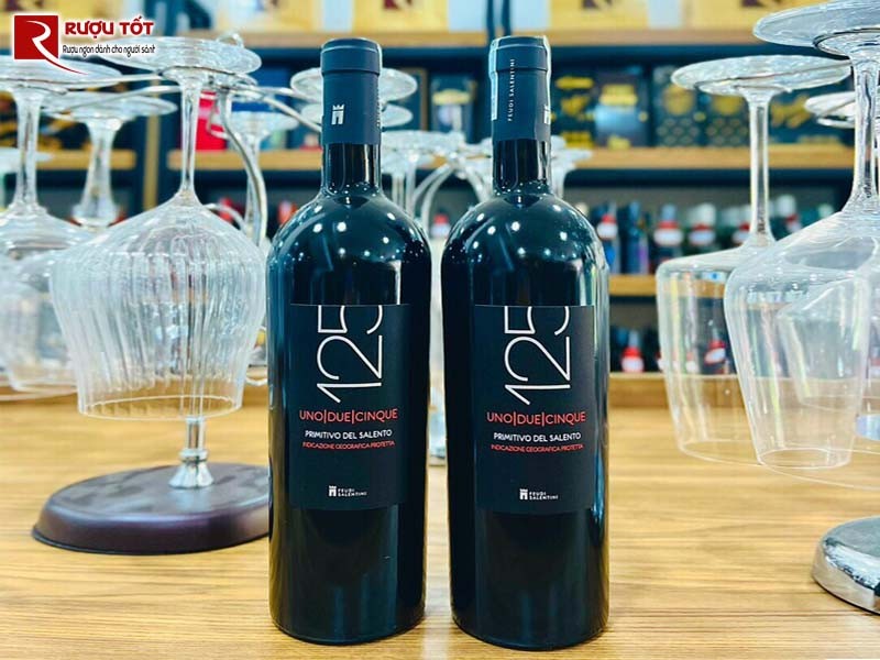 Rượu vang 125 Primitivo 14 độ