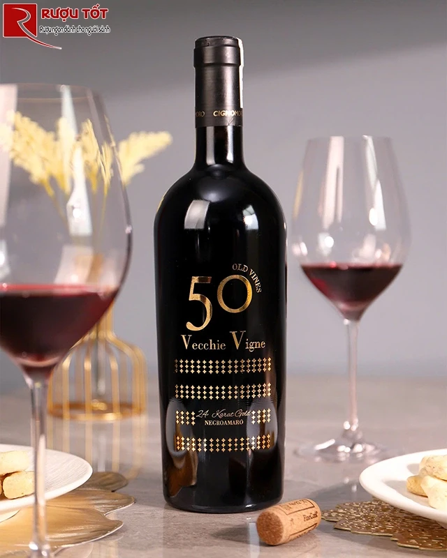 50 vecchie vigne 24 karat gold