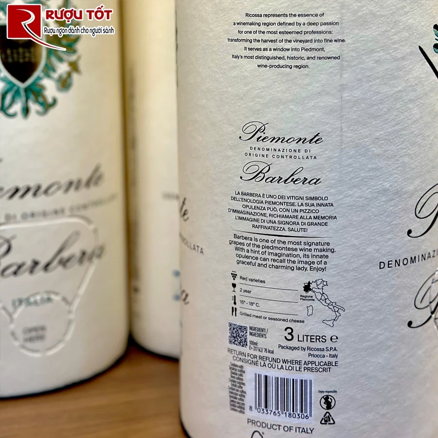 Bịch Ý Ricossa 3L