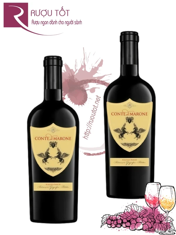 Rượu Vang Conte di Marone Rosso Di Puglia