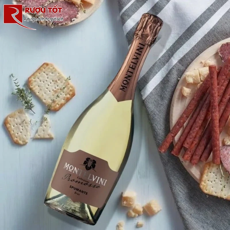 Hương vị rượu Vang Nổ Montelvini Promosso Supmante Brut 750ml