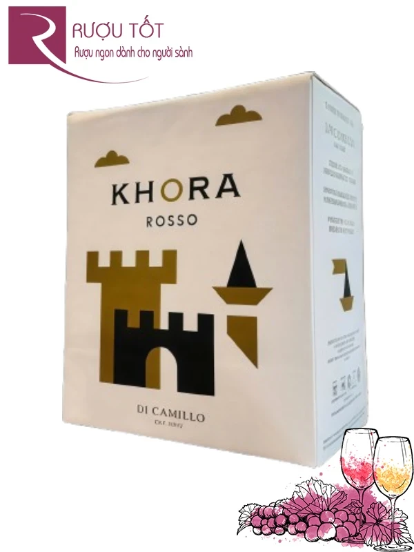 Vang Bịch Khora Rosso Di Camillo 3L