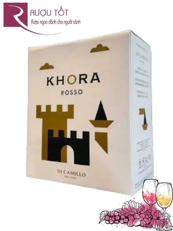 Vang Bịch Khora Rosso Di Camillo 3L