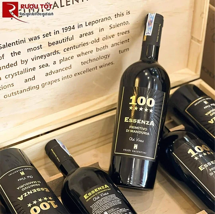 Rượu 100 ESSENZA Primitivo di Manduria