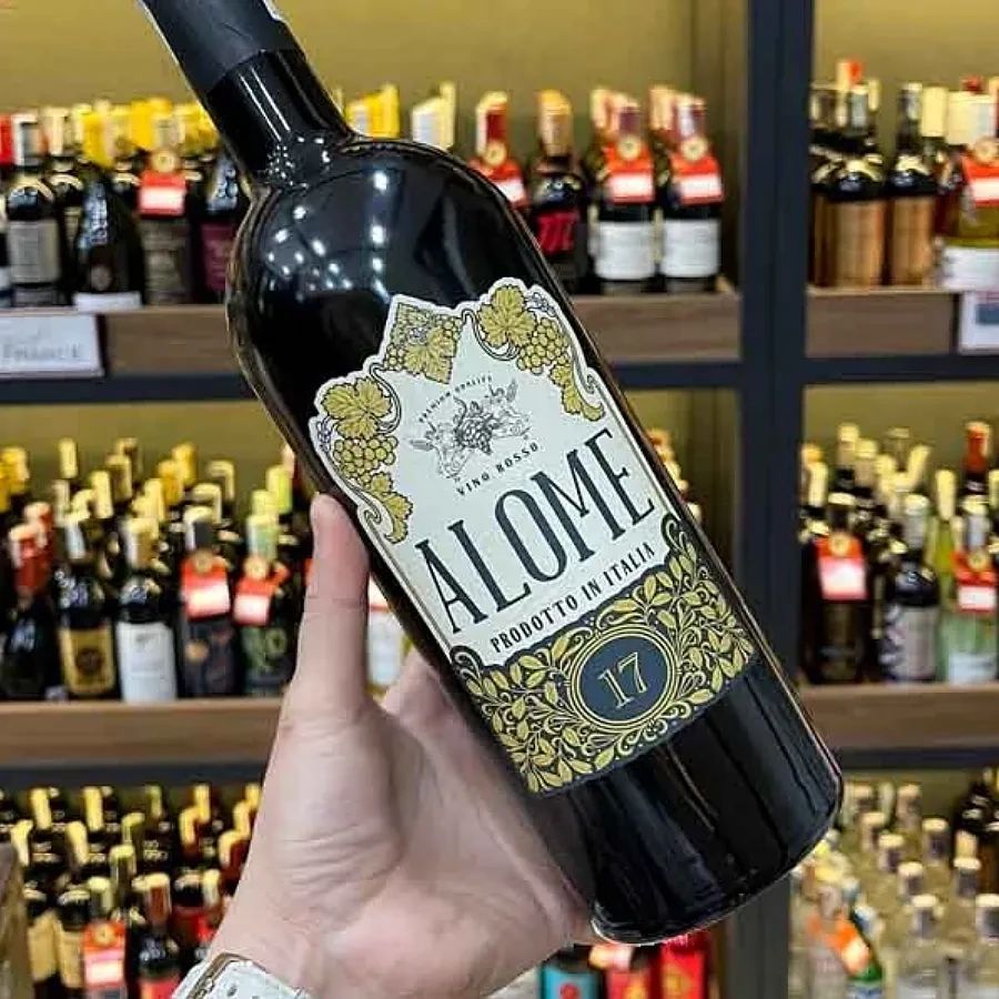 ruou alome vino rosso 17% 750ml chat luong cao