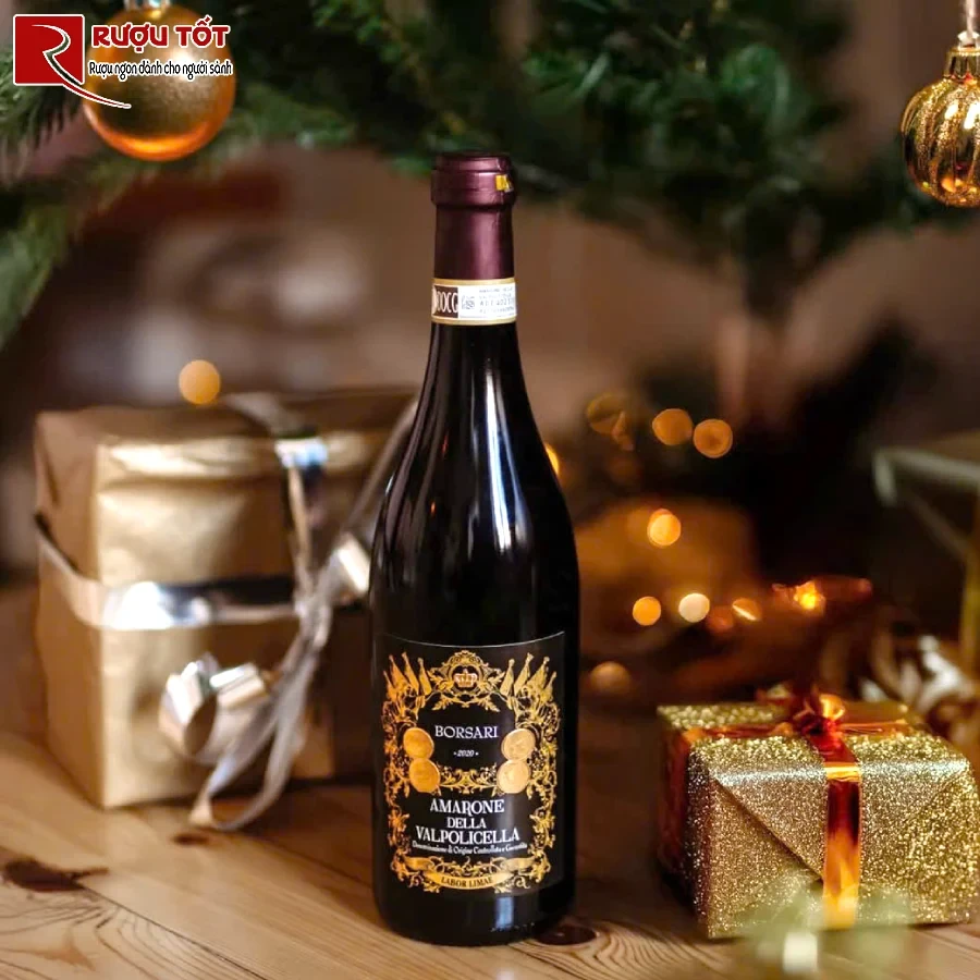 ruou amarone della valpolicella borsari 15% 750ml cao cap