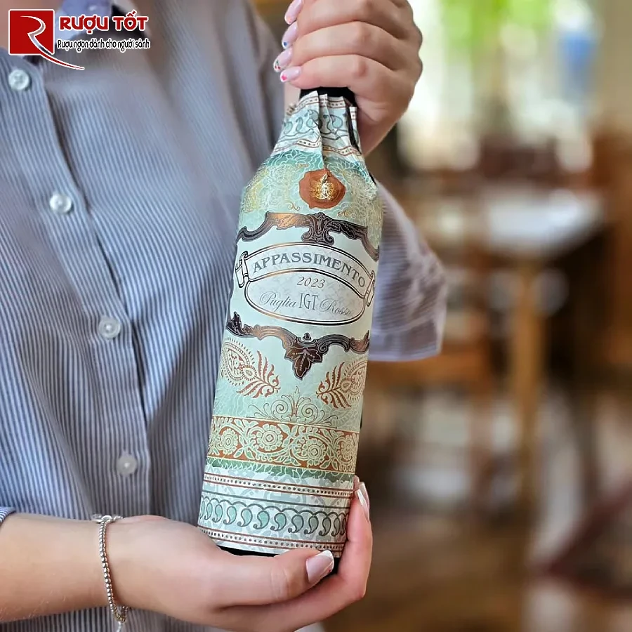 ruou appassimento rosso puglia igt botter 14,5% 750ml