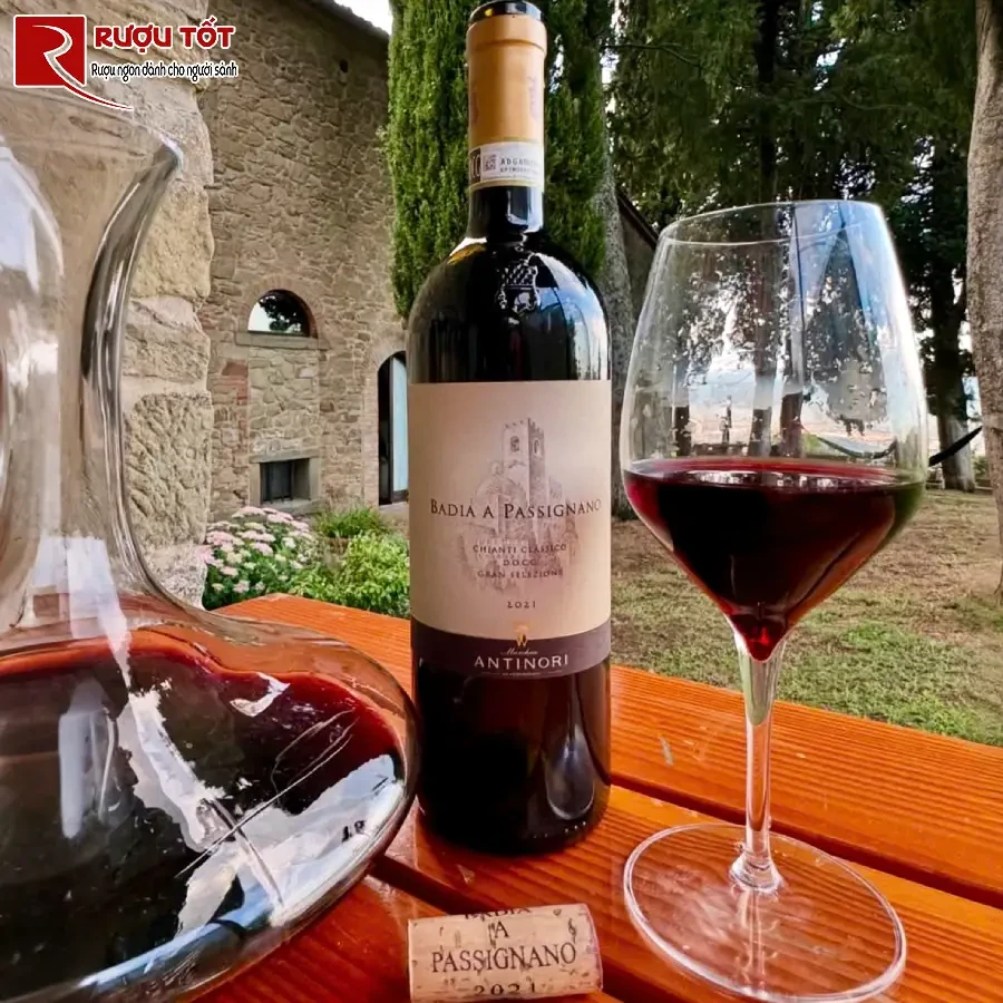 ruou badia a passignano chianti classico antinori 14% 750ml