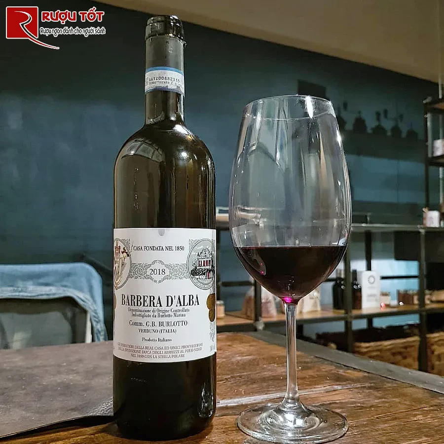 ruou barbera d’alba comm gb burlotto chinh hang