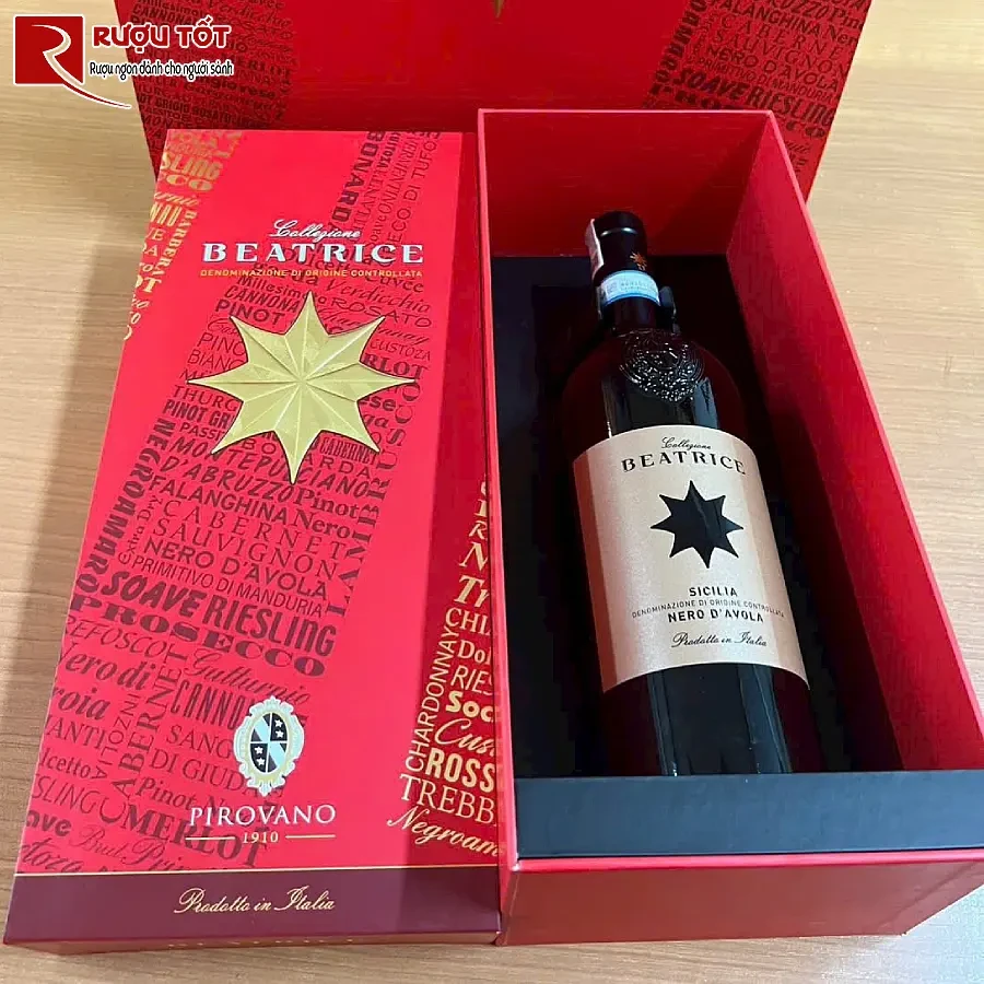 ruou beatrice nero d'avola sicilia doc