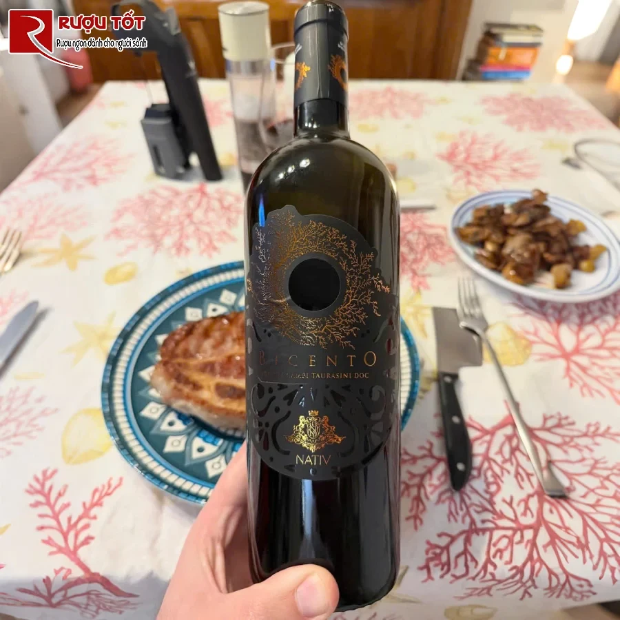 ruou bicento irpinia campi taurasini 750ml 14,5%