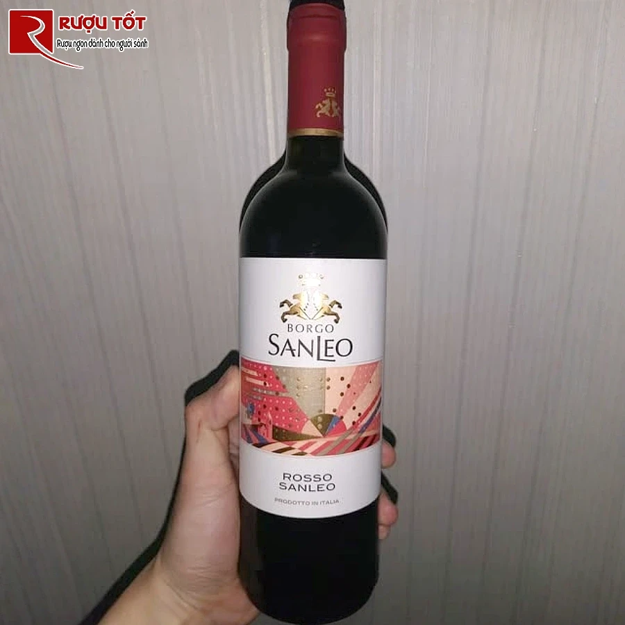 ruou borgo sanleo rosso delle venezie de uong gia tot