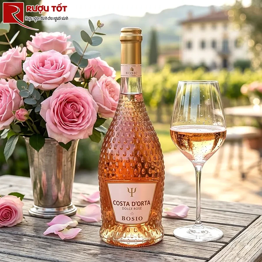 Rượu Bosio Costa DOrta Sweet Rose