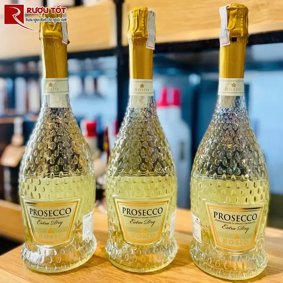 ruou bosio prosecco spumante extra dry doc 750ml 11%