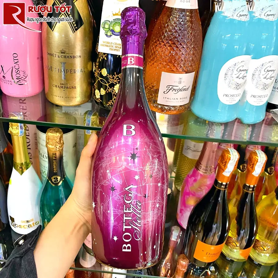 Rượu Bottega Stella Millesimato Rose