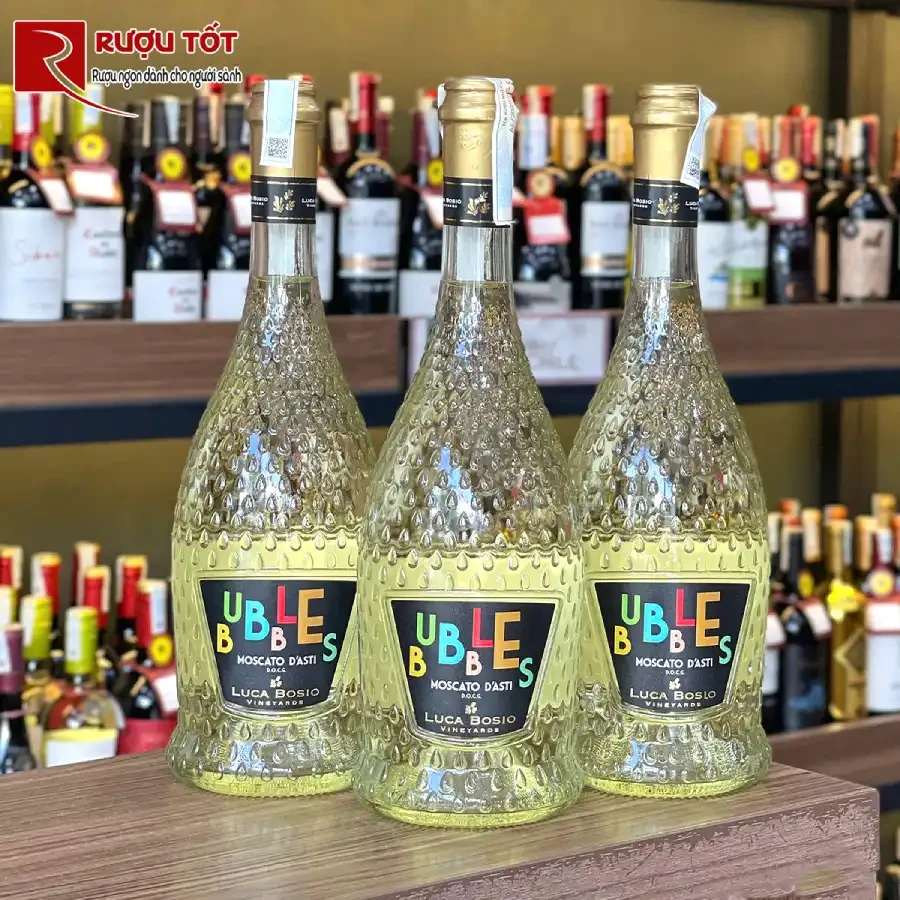 ruou bubbles moscato d'asti docg thom ngon hao hang