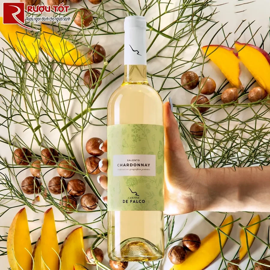 Rượu Cantine De Falco Chardonnay Salento IGP