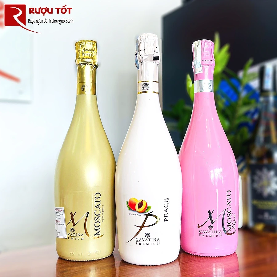 Rượu Cavatina Moscato Rose