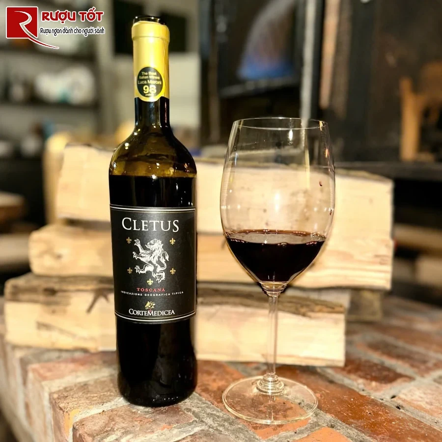 ruou cletus toscana cortemedicea 750ml chinh hang y