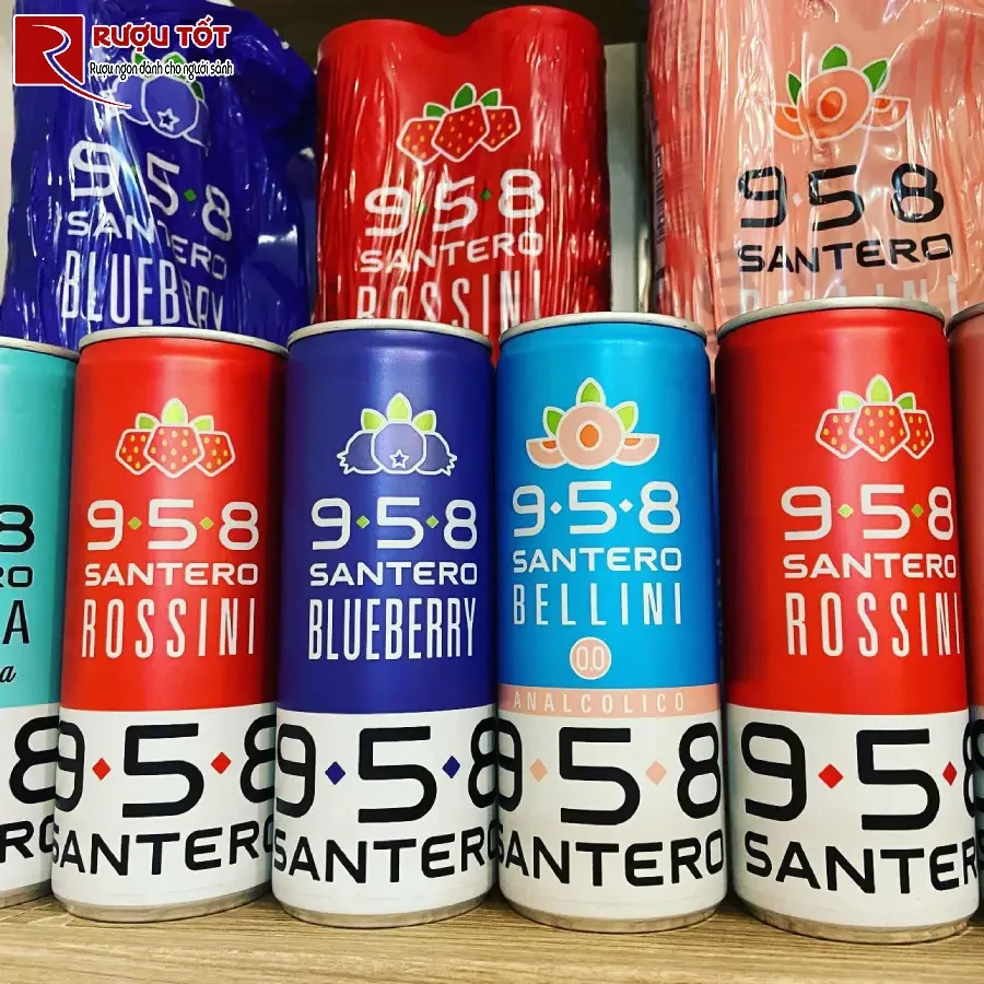 ruou cocktail y santero bellini analcolico