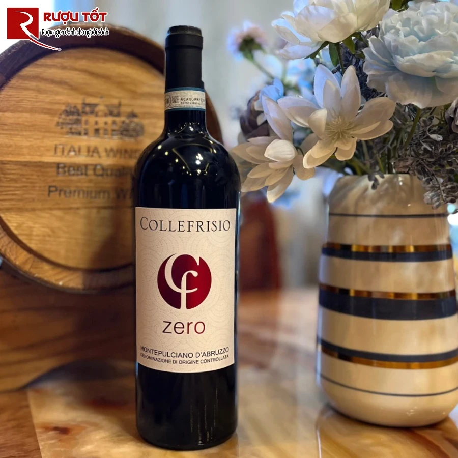 ruou collefrisio cf zero montepulciano d'abruzzo 13,5% 750ml