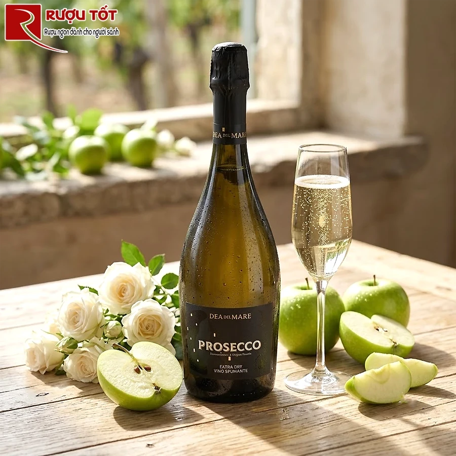 Rượu Dea Del Mare Vino Spumante Extra Dry