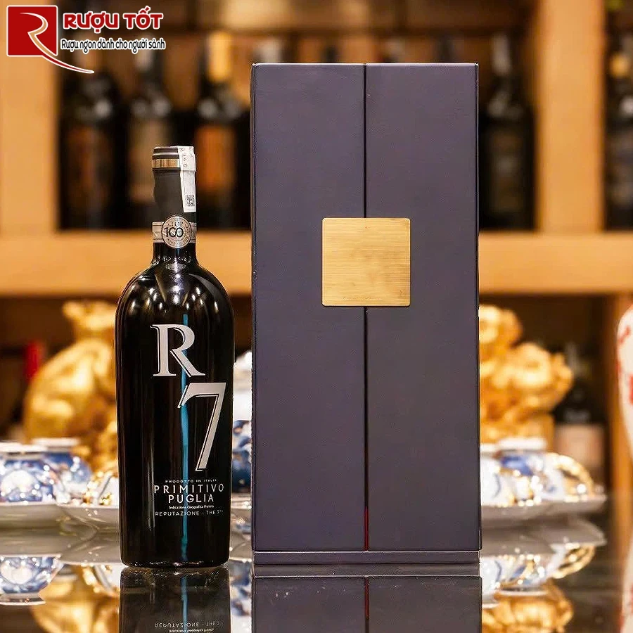 Rượu đỏ R7 Primitivo Puglia